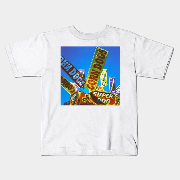 Corndogs - Medium Format Film Photograph Kids T-Shirt by ztrnorge